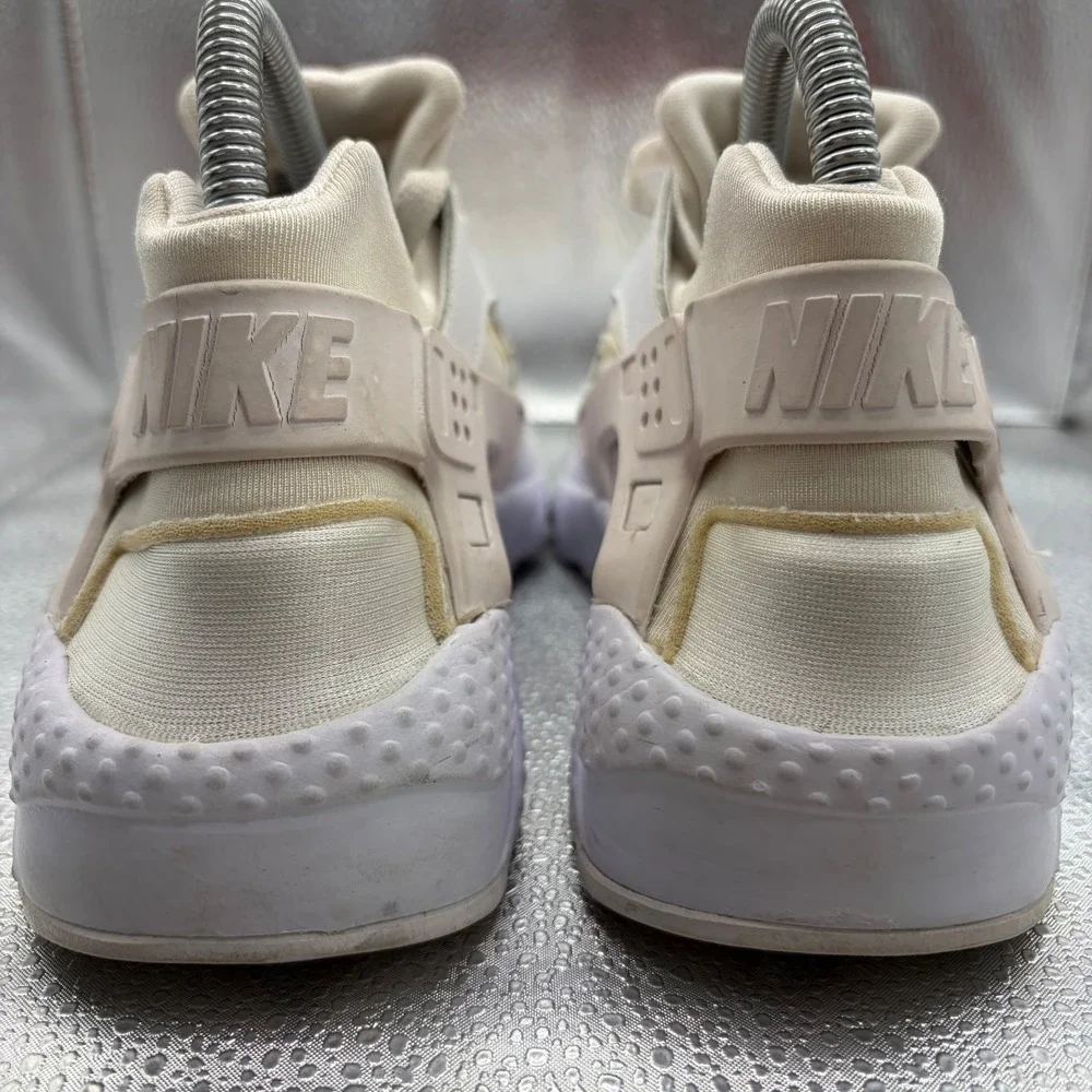 Size 7 (GS) Nike Huarache Run Low White Pure Platinum Kids Sneakers 654275-110